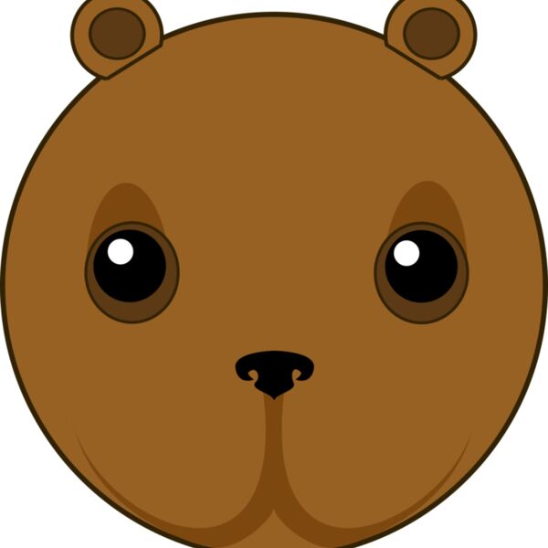 ikabezier cute bear head Thumbnail