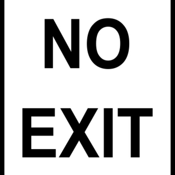 Leomarc sign no exit Thumbnail
