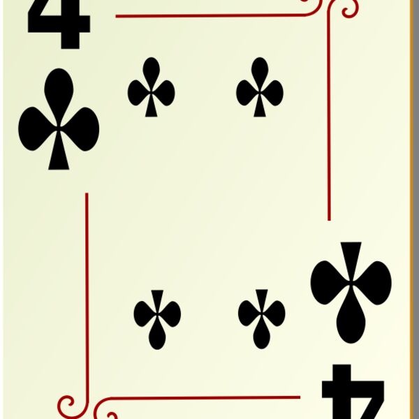 nicubunu Ornamental deck 4 of clubs Thumbnail