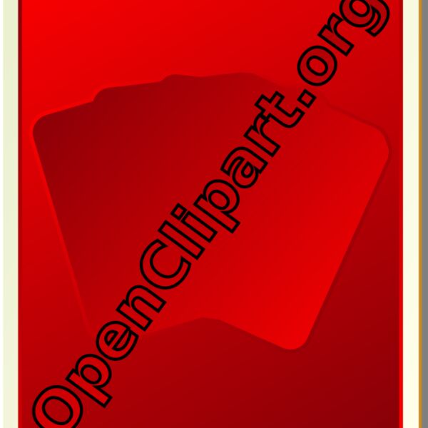 nicubunu Card backs silhouette red Thumbnail