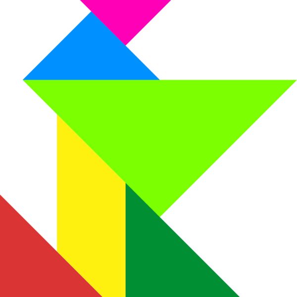 Tangram shape people 44 Thumbnail
