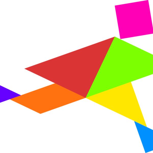 Tangram shape people 29 Thumbnail