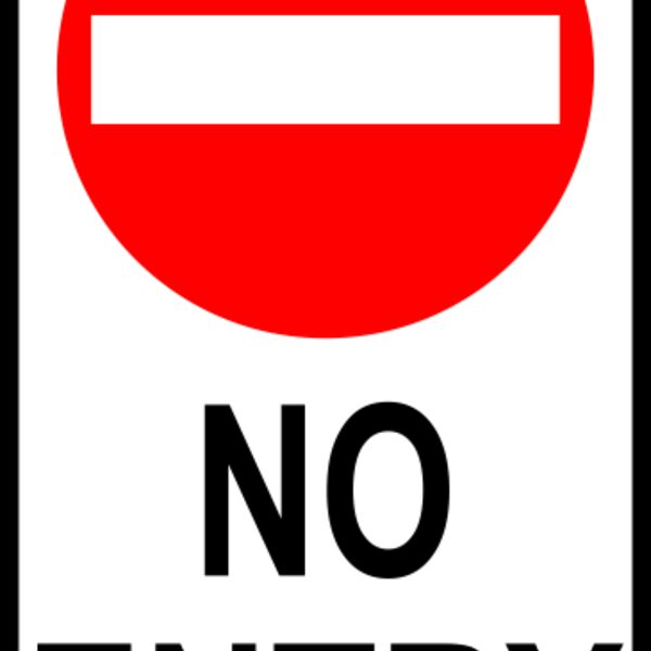 Leomarc sign no entry Thumbnail