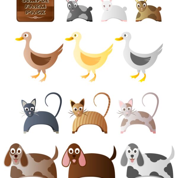 Simple Farm Animals 2 Thumbnail