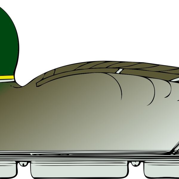 johnny automatic duck decoy  side view Thumbnail