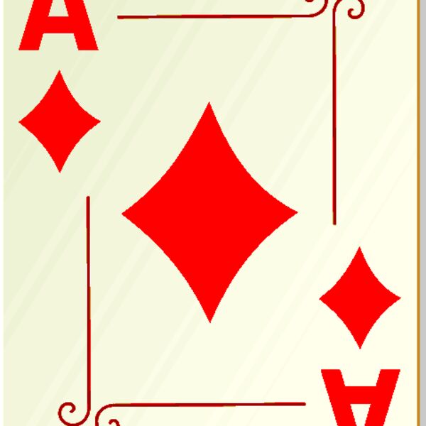 nicubunu Ornamental deck Ace of diamonds Thumbnail