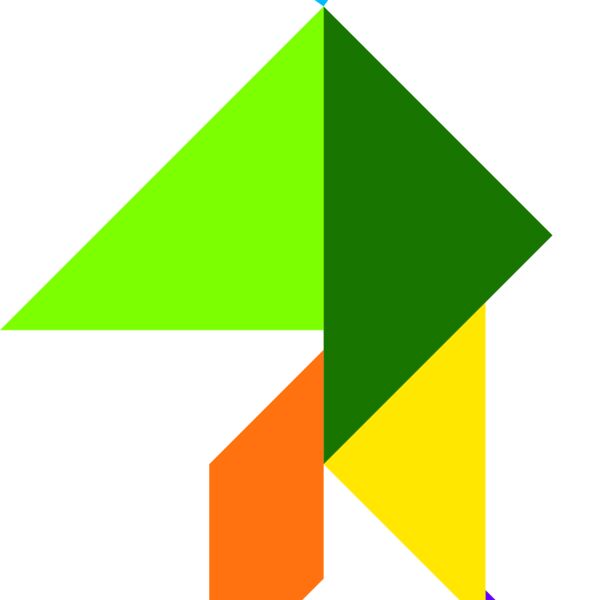Tangram shape people 59 Thumbnail