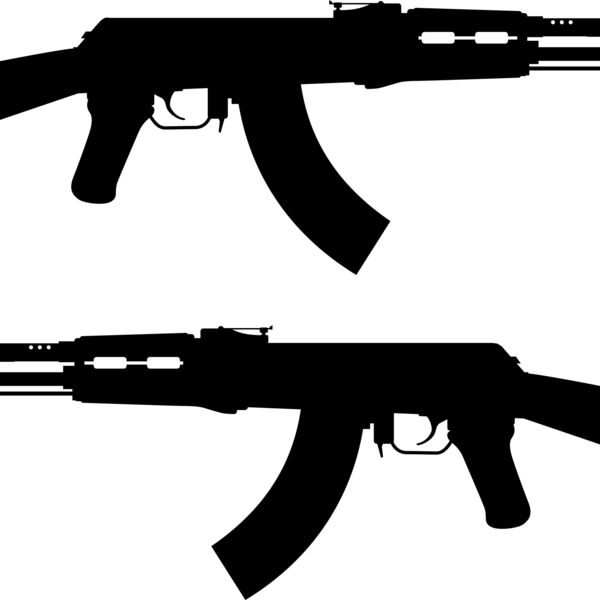 radioflyer AK 47 Rifle silhouette Thumbnail