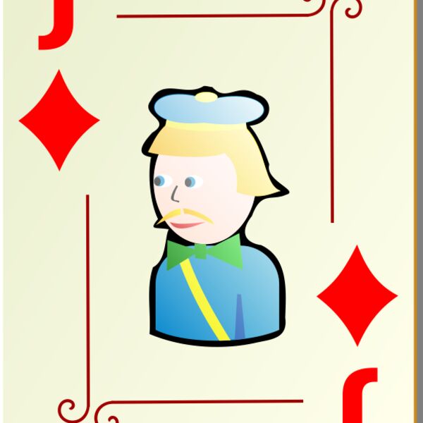 nicubunu Ornamental deck Jack of diamonds Thumbnail