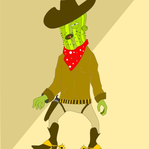 Cactus man Thumbnail