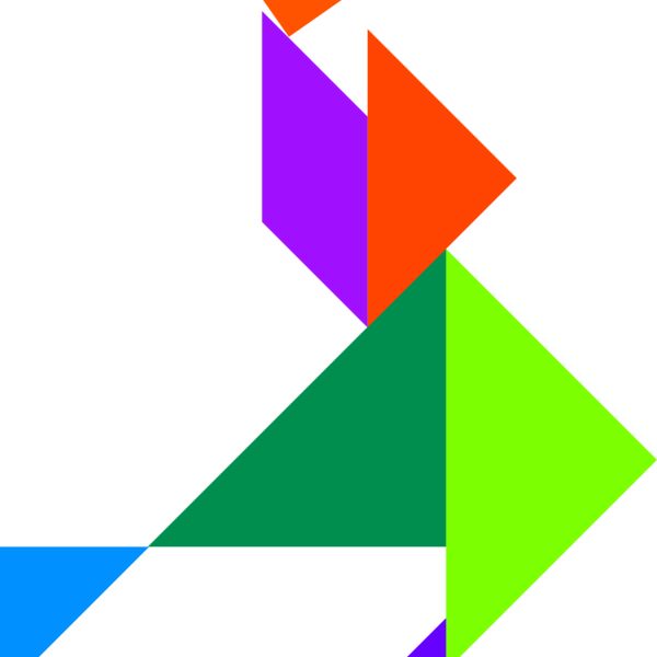 Tangram shape people 58 Thumbnail