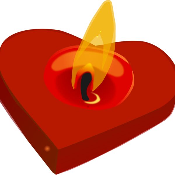 heart candle Thumbnail