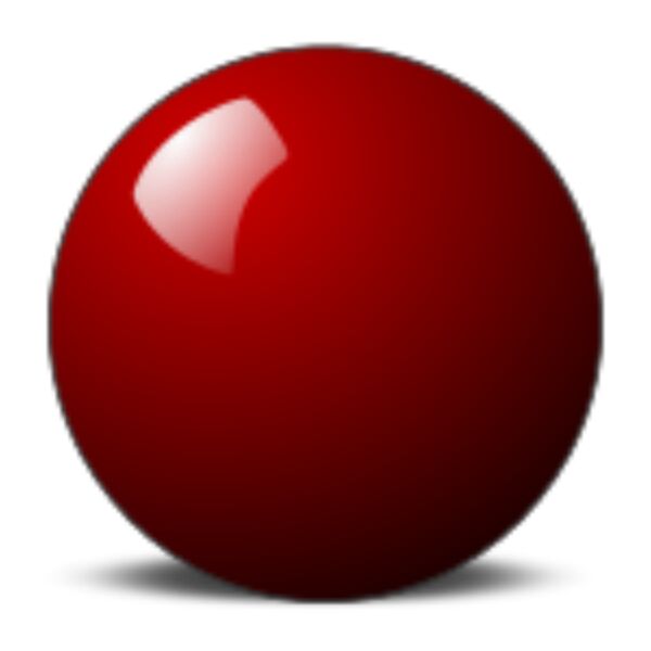 Stellaris Red snooker ball Thumbnail