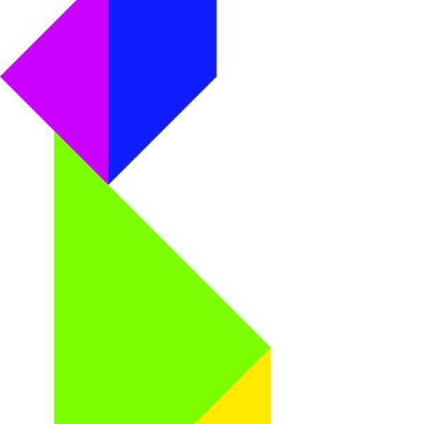 Tangram shape people 43 Thumbnail