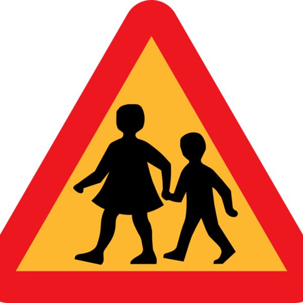 ryanlerch children crossing road sign Thumbnail