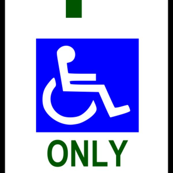 Leomarc sign disabled parking Thumbnail