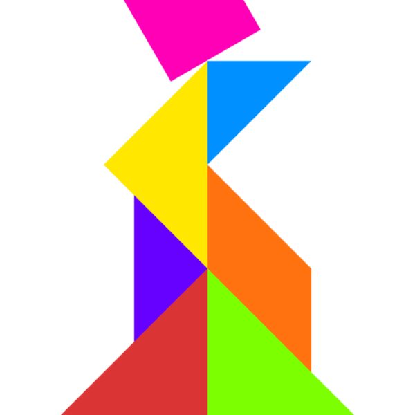 Tangram shape people 70 Thumbnail