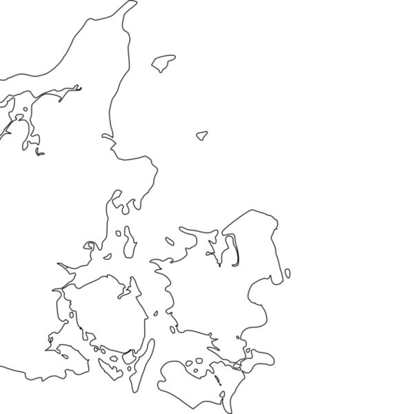 Map Of Denmark Thumbnail
