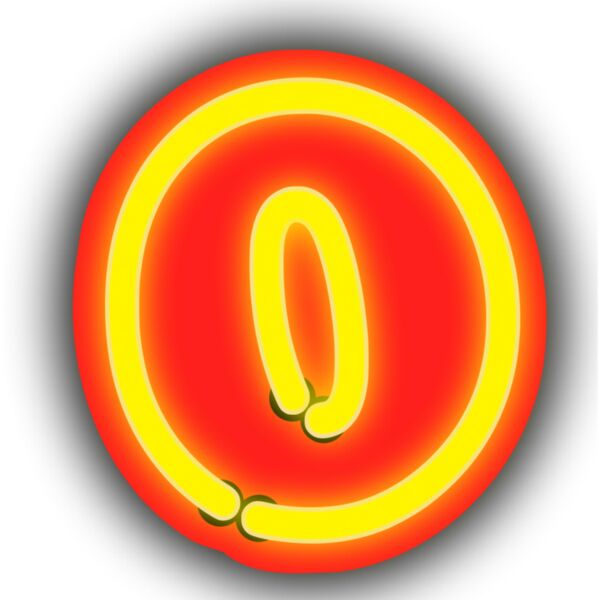 rwwgub Neon Numerals 0 Thumbnail