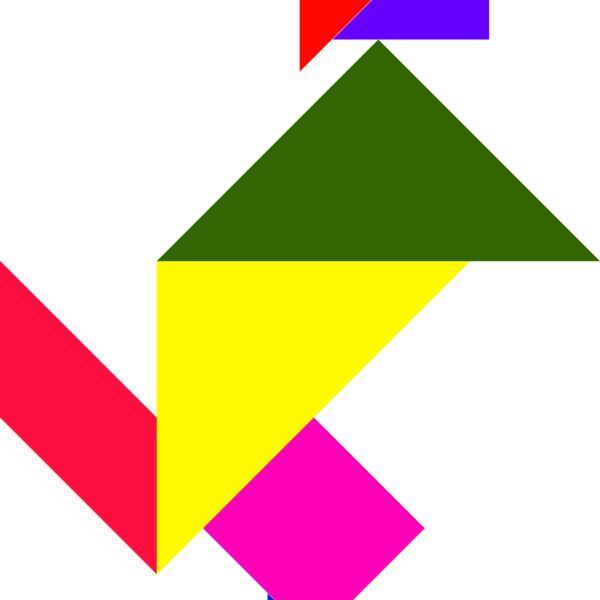 Tangram shape people 40 Thumbnail