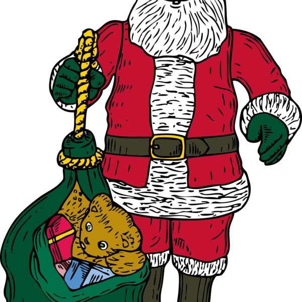 johnny automatic Santa and bag Thumbnail