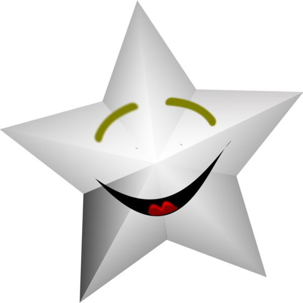 Smiling Transparent Star by Merlin2525 Thumbnail