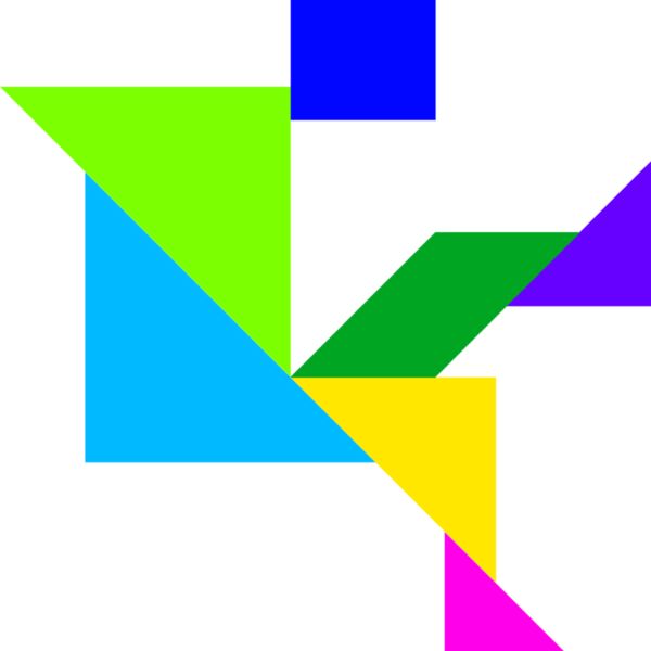 Tangram shape people 26 Thumbnail