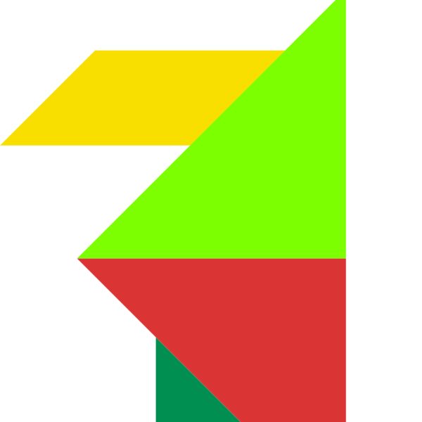 Tangram shape people 54 Thumbnail