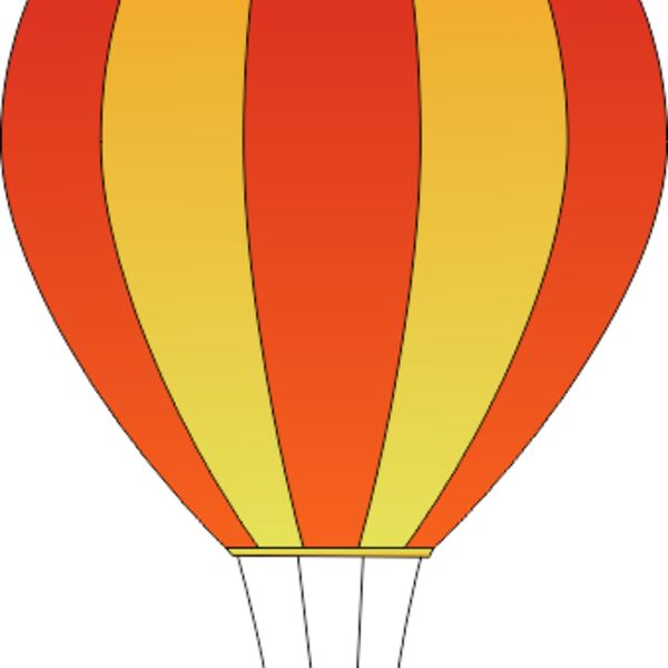maidis Vertical Striped Hot Air Balloons 2 Thumbnail