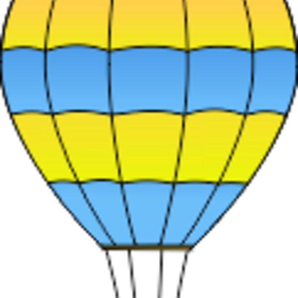 maidis Horizontal Striped Hot Air Balloons 1 Thumbnail