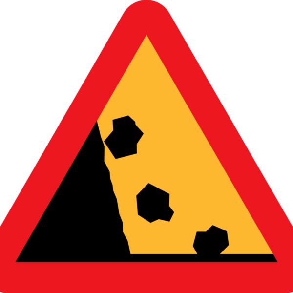 ryanlerch Falling Rocks from the LHS roadsign Thumbnail