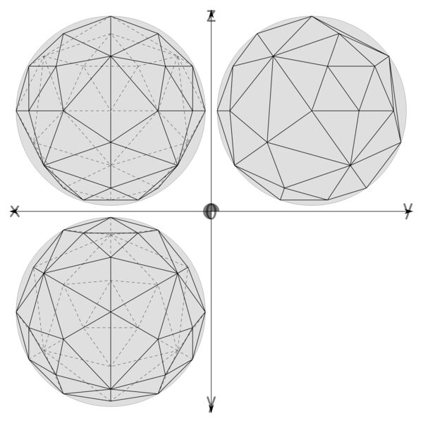 042 geodaetische Sphaeren rekursiv aus Tetraeder  2  Thumbnail