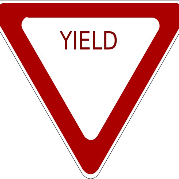 schoolfreeware Yield Road Sign Thumbnail