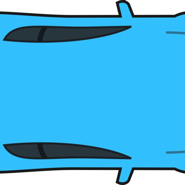 SimpleBlueCarTopView Thumbnail