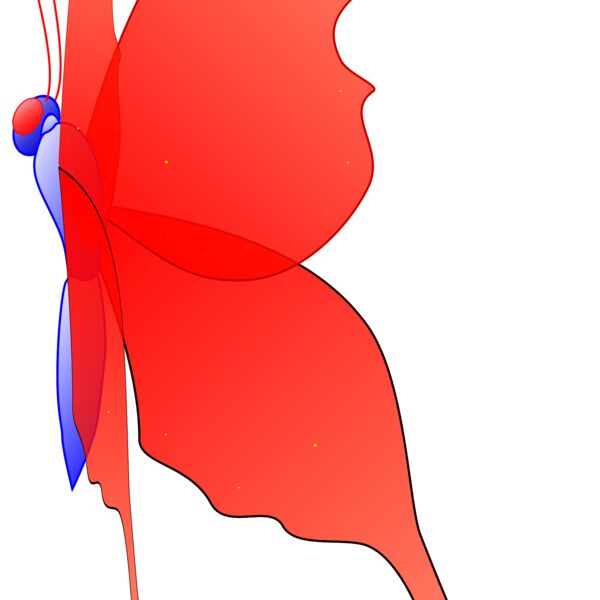 Butterfly red Thumbnail