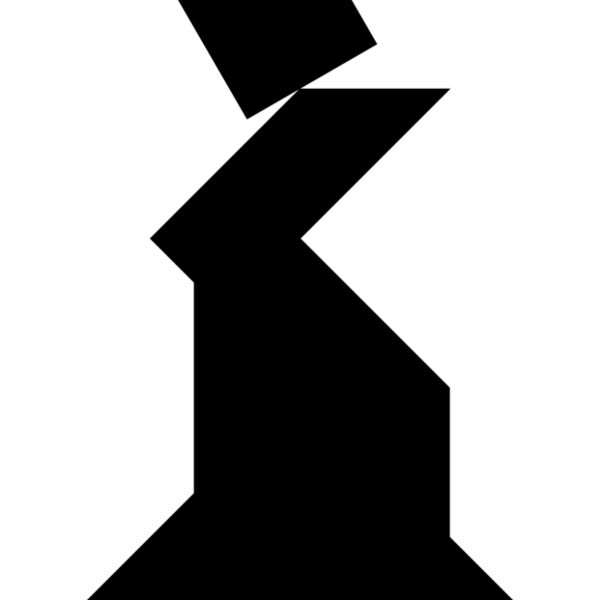 Tangram shape people 70 b Thumbnail
