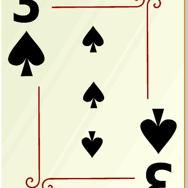 nicubunu Ornamental deck 3 of spades Thumbnail