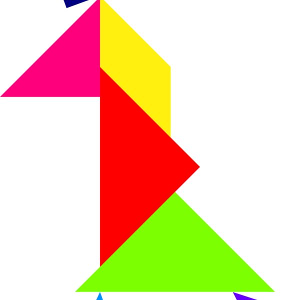 Tangram shape people 16 Thumbnail