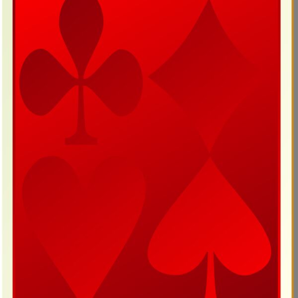 nicubunu Card backs suits red Thumbnail