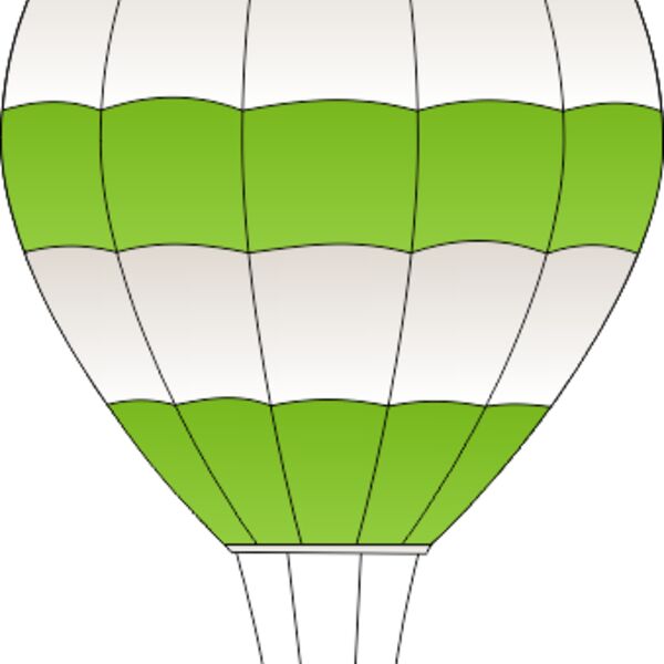 maidis Horizontal Striped Hot Air Balloons 2 Thumbnail