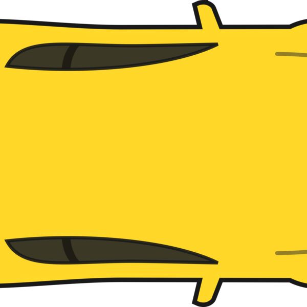 SimpleYellowCarTopView Thumbnail