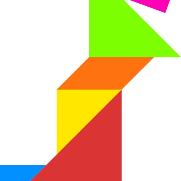 Tangram shape people 63 Thumbnail