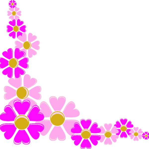 pink flower corner Thumbnail
