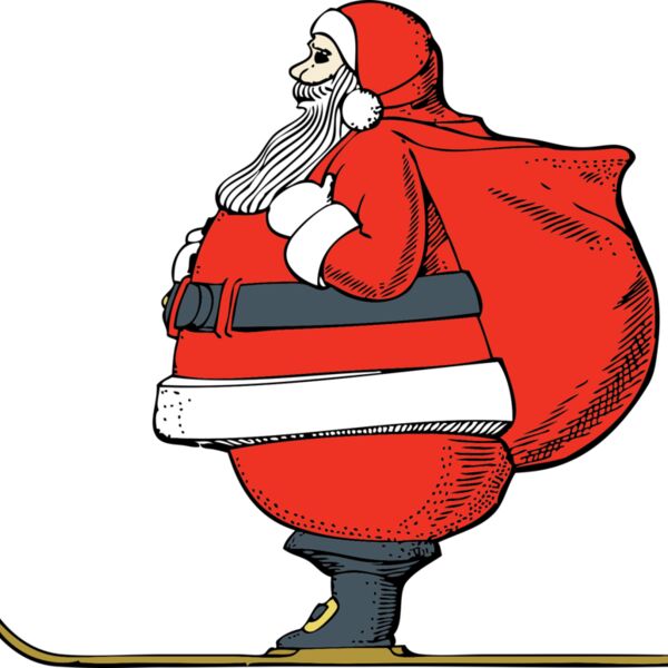 johnny automatic Skiing Santa Thumbnail
