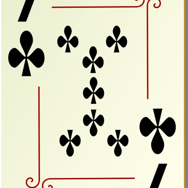 nicubunu Ornamental deck 7 of clubs Thumbnail