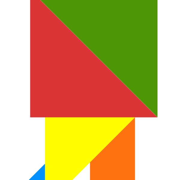 Tangram shape people 11 Thumbnail