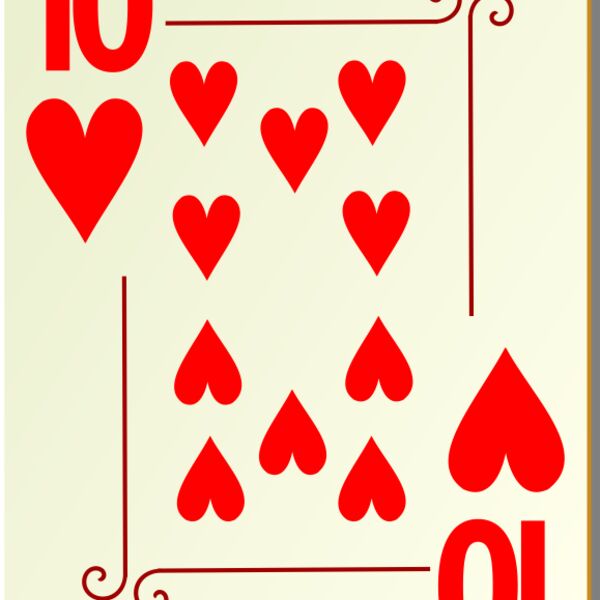 nicubunu Ornamental deck 10 of hearts Thumbnail