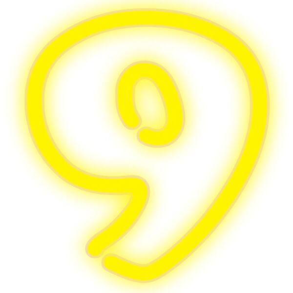 rwwgub Neon Numerals 9 2 Thumbnail