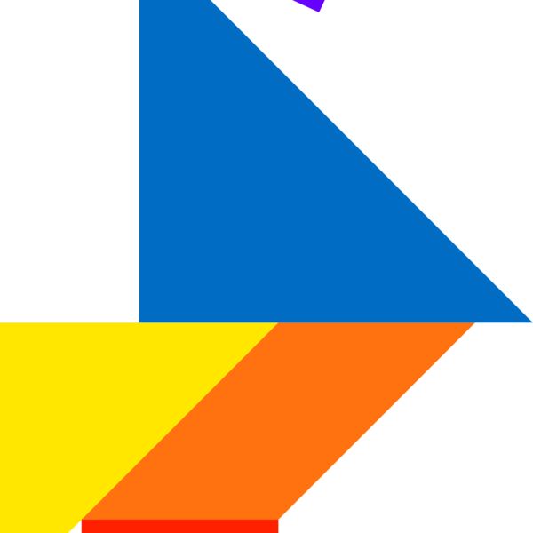 Tangram shape people 64 Thumbnail