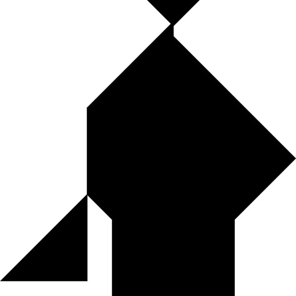 Tangram shape people 75 b Thumbnail